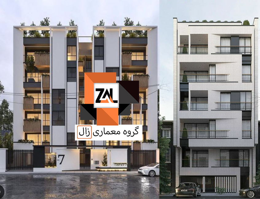 نما ساختمان 5 طبقه