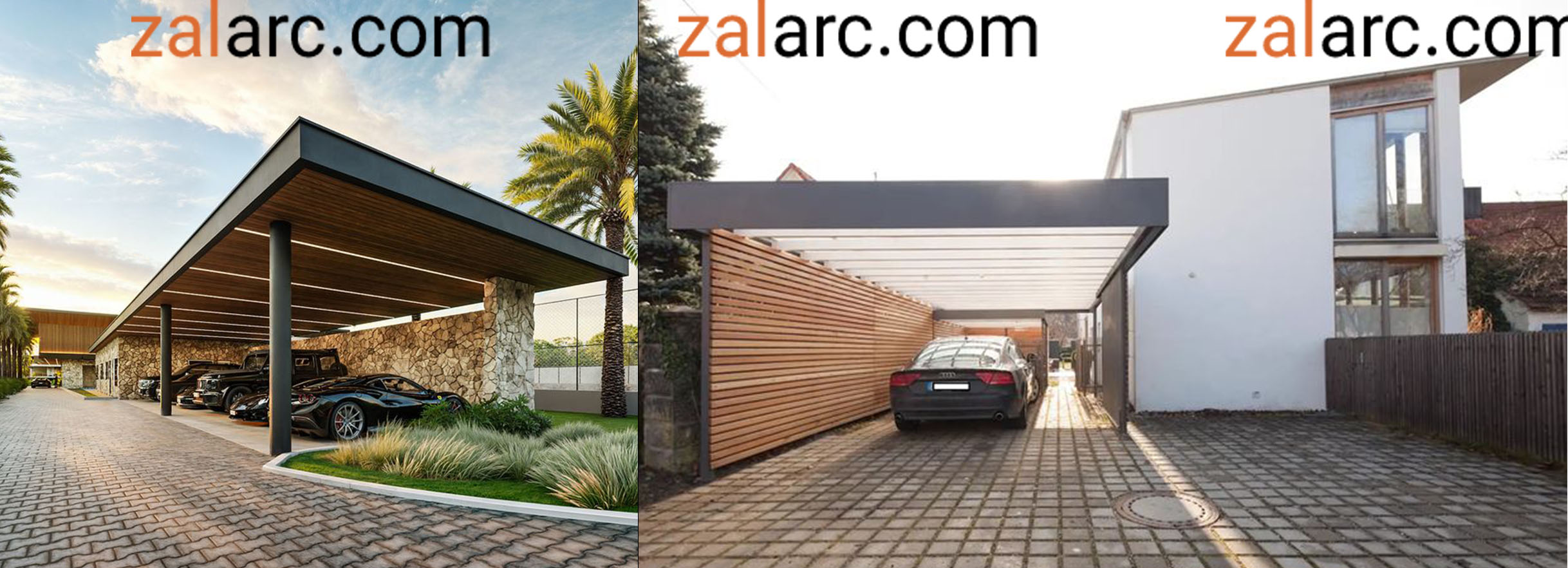 طراحی پارکینگ ویلایی