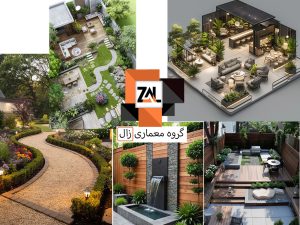 طراحی باغ ویلا 2000 متری