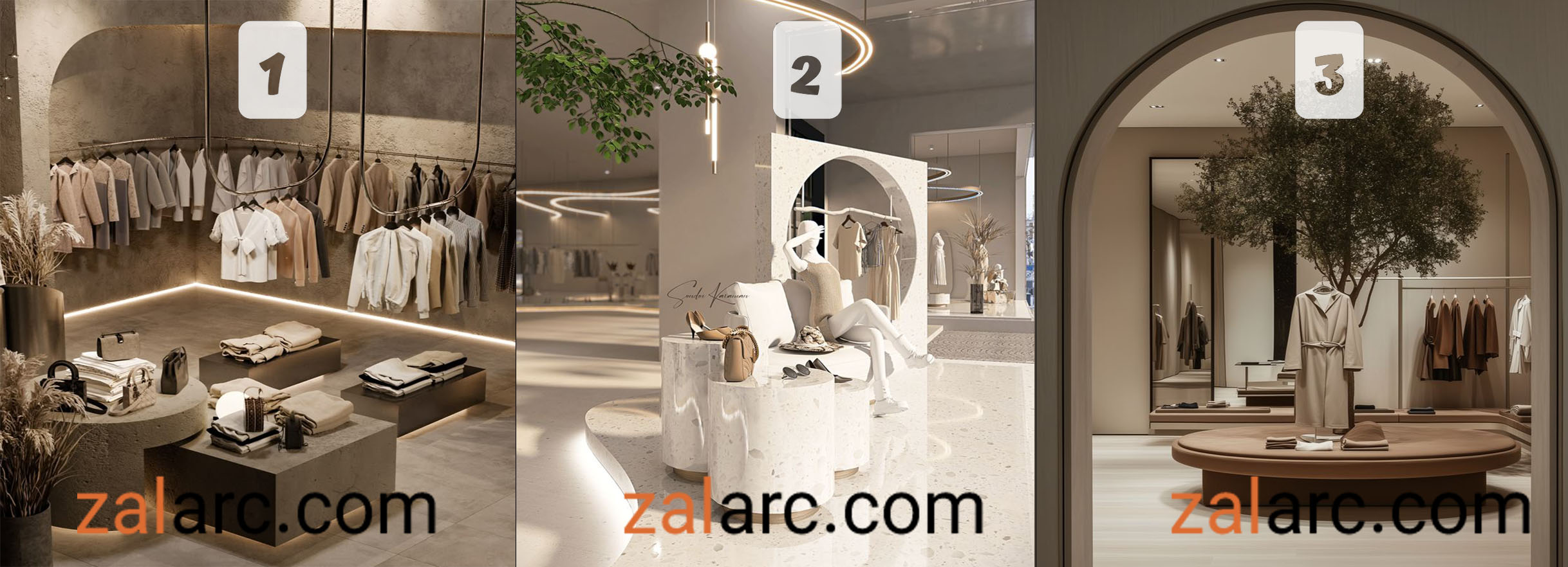 دکور لباس فروشی زنانه