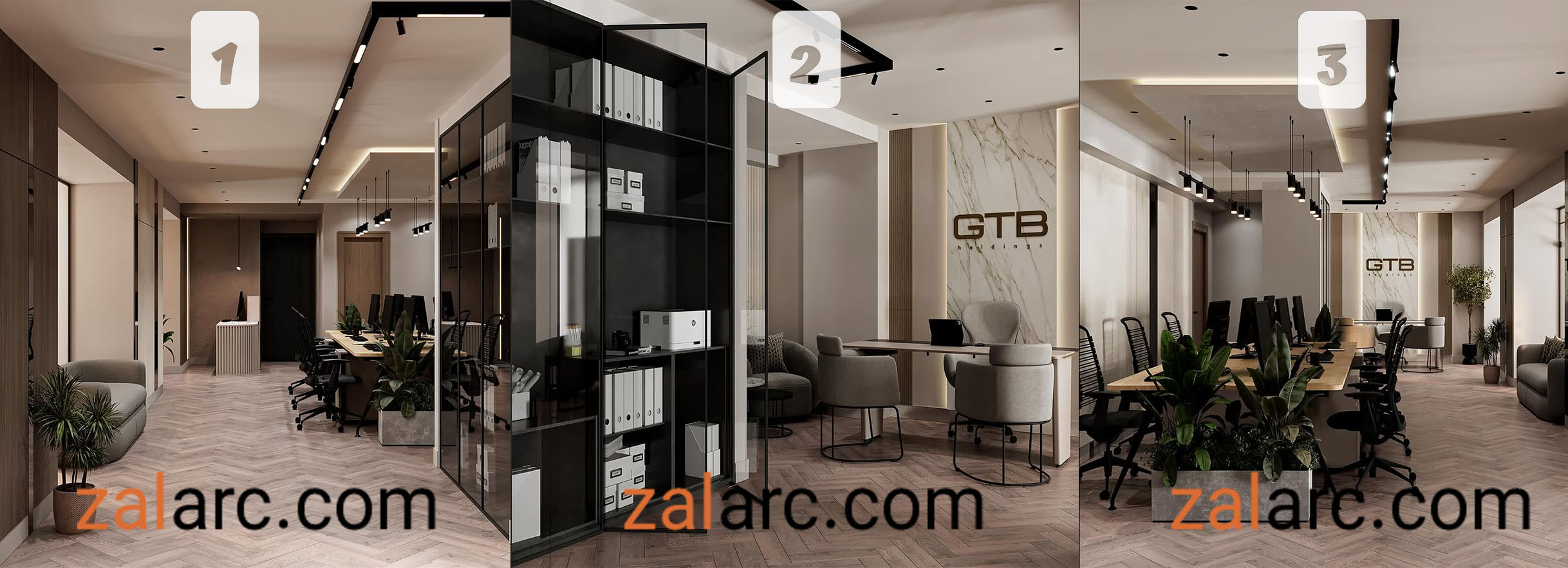 طراحی داخلی دفتر اداری