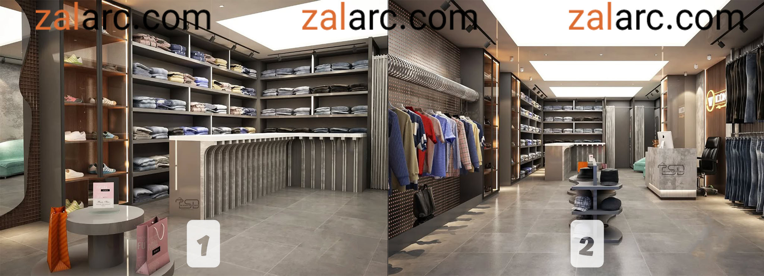 طراحی داخلی فروشگاه