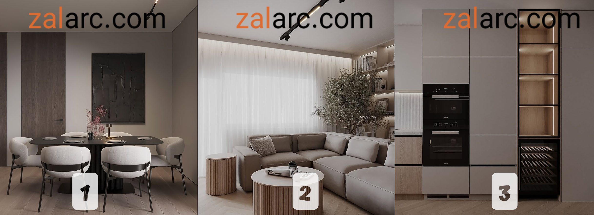 طراحی داخلی ویلای تریبلکس