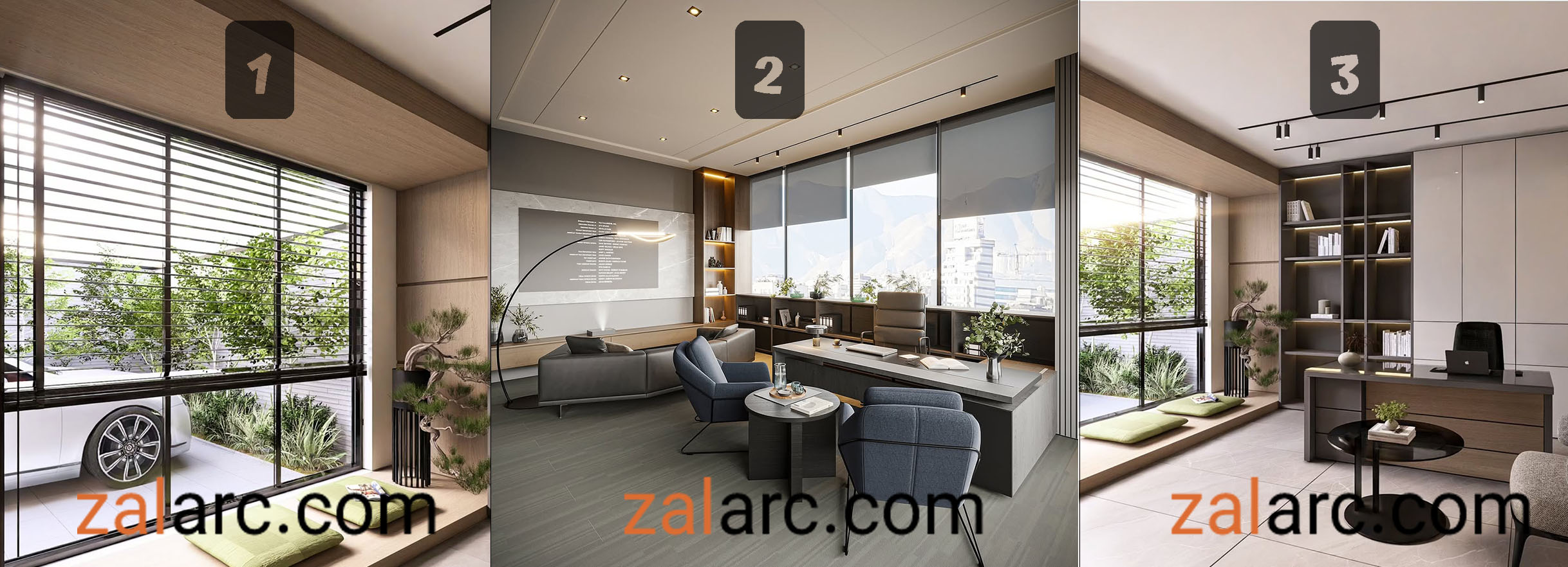 طراحی دفتر دکوراسیون داخلی