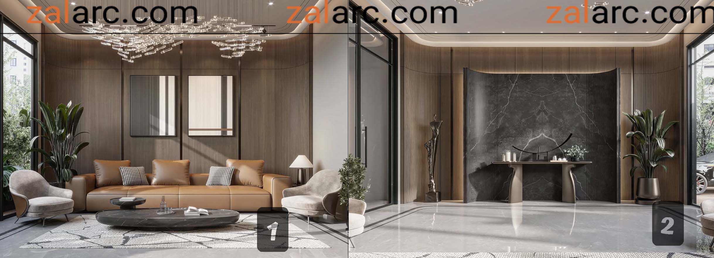 طراحی و اجرای لابی ساختمان