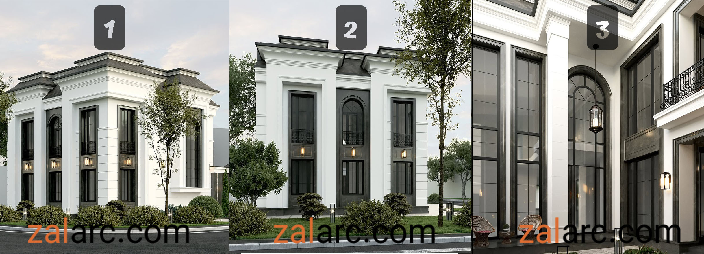 طراحی ویلا نئوکلاسیک