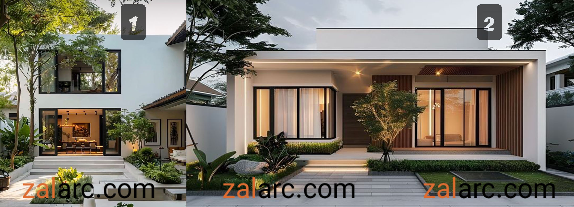 ویلای کوچک مدرن