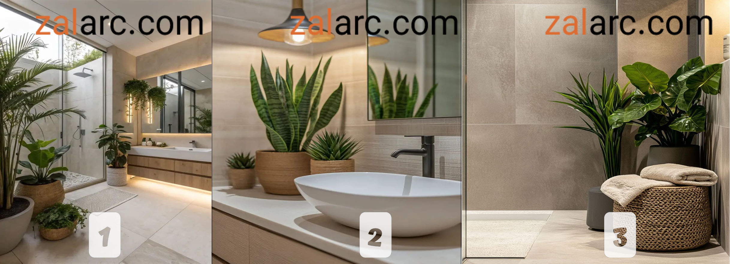 گیاه در طراحی سرویس بهداشتی