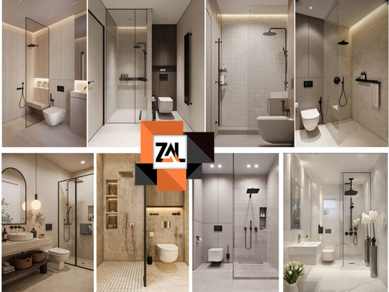 40 نمونه‌ طراحی دکوراسیون سرویس بهداشتی کوچک مدرن