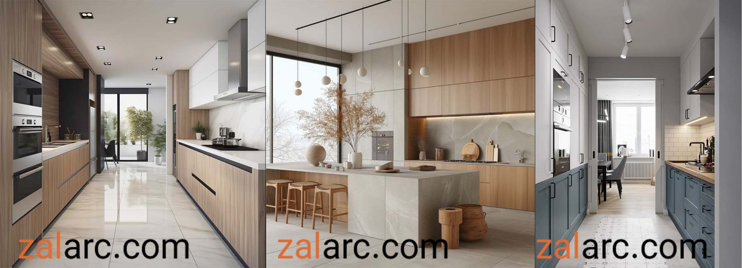 کابینت دو خطی آشپزخانه