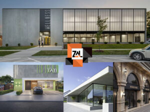 طراحی نمای ساختمان یک طبقه