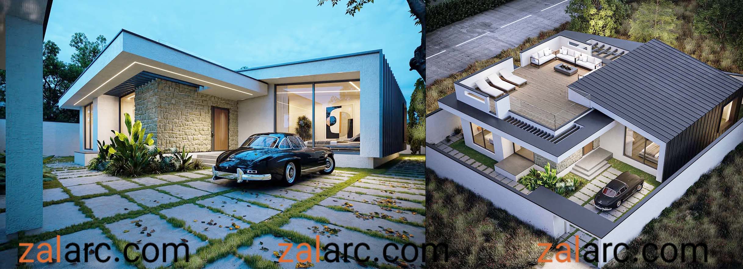 طراحی ویلا لاکچری مدرن