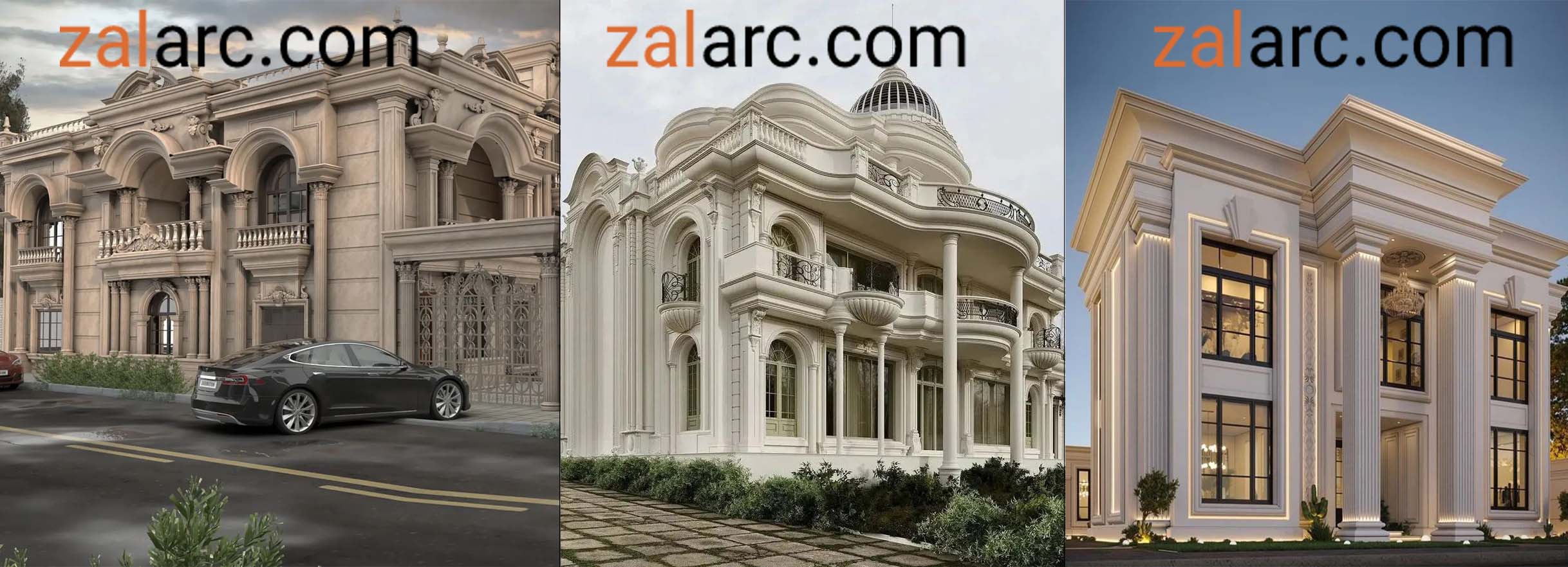 طراحی ویلا لاکچری کلاسیک