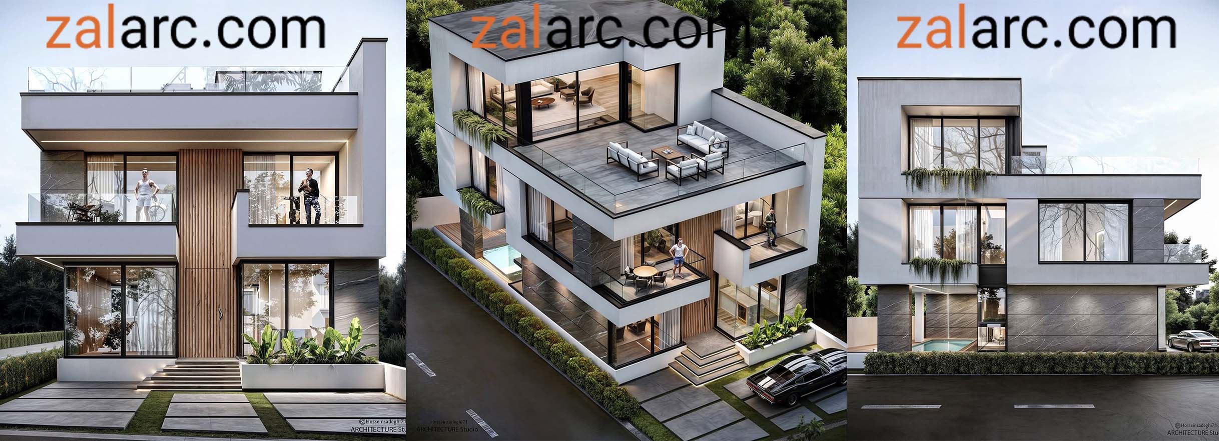 طراحی ویلا لاکچری مدرن