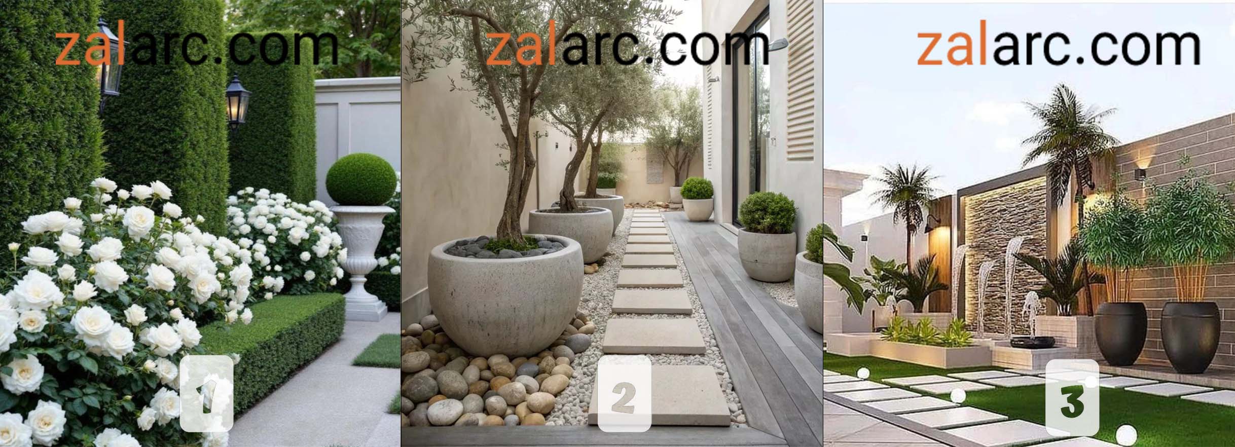محوطه سازی حیاط