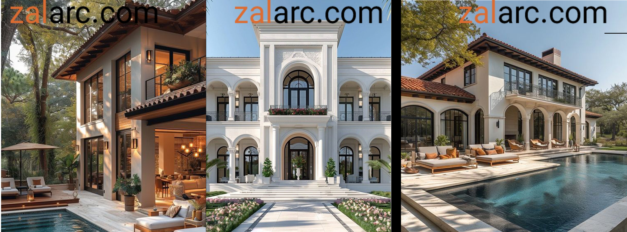 نمای ویلا کلاسیک